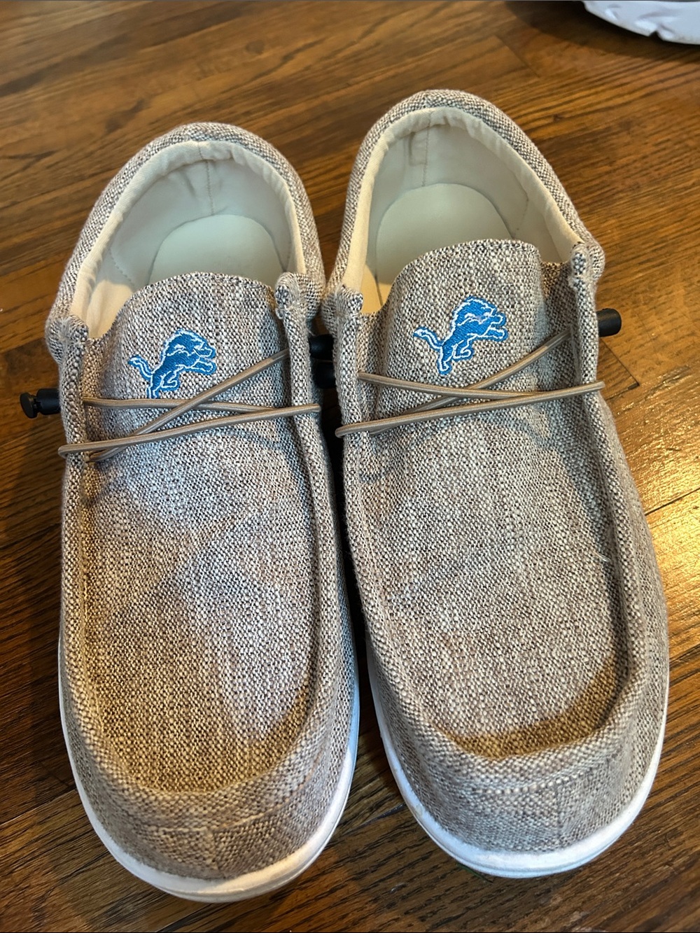 Detroit Lions Hey Dude-style Slip On Loafers